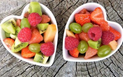 bowls of fresh fruit