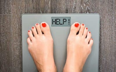 weight loss scale with help message