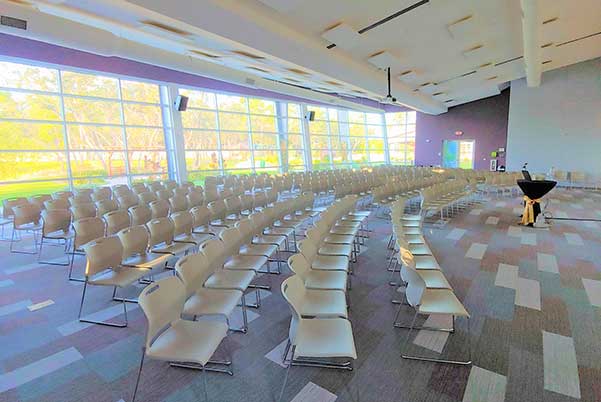 corporate event and meeting venue room at WellCome OM Center in Spring Hill, FL