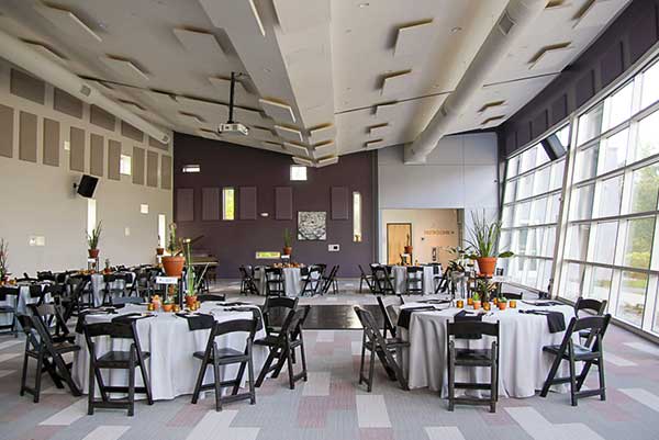 banquet room of Hernando County event venue at WellCome OM