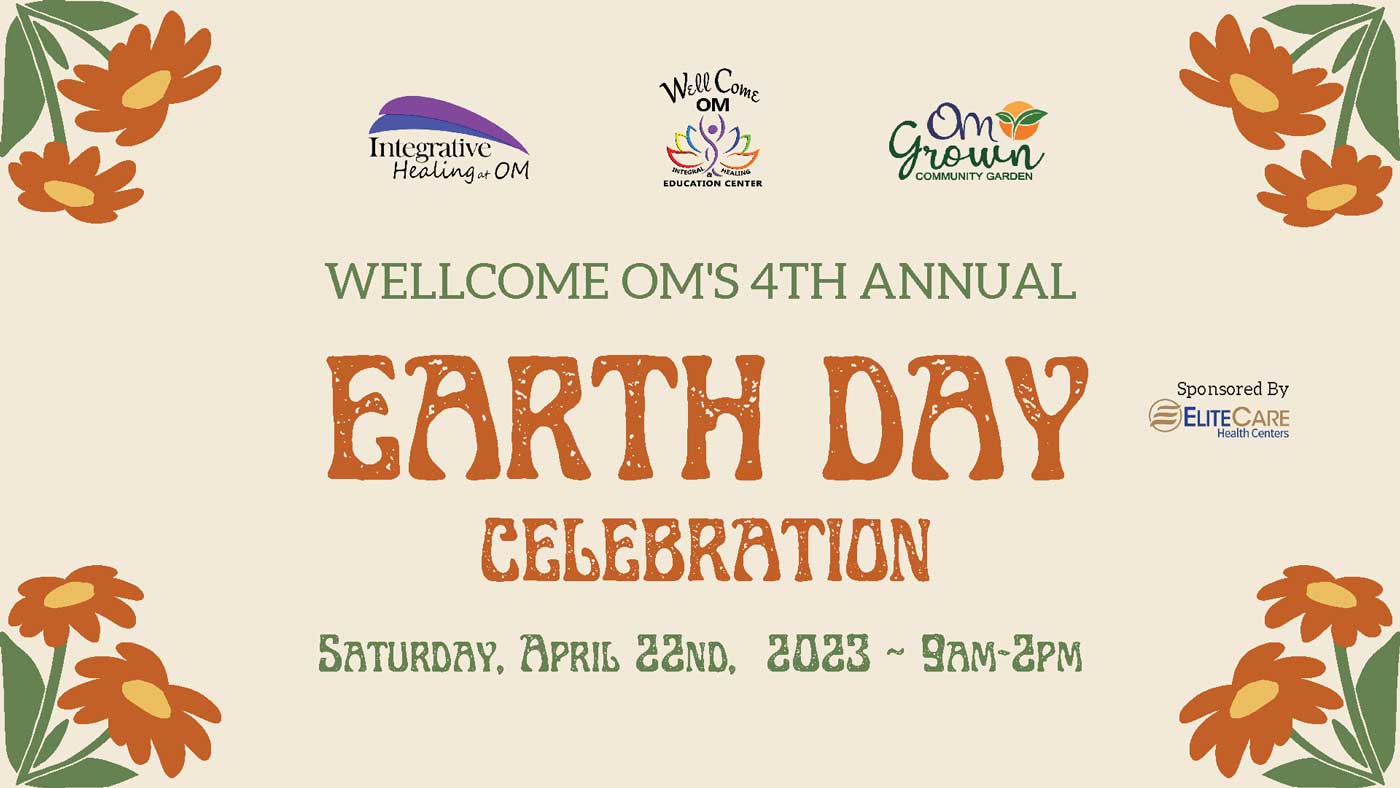 4th Annual Earth Day Celebration graphic for August 22, 2023 event. 